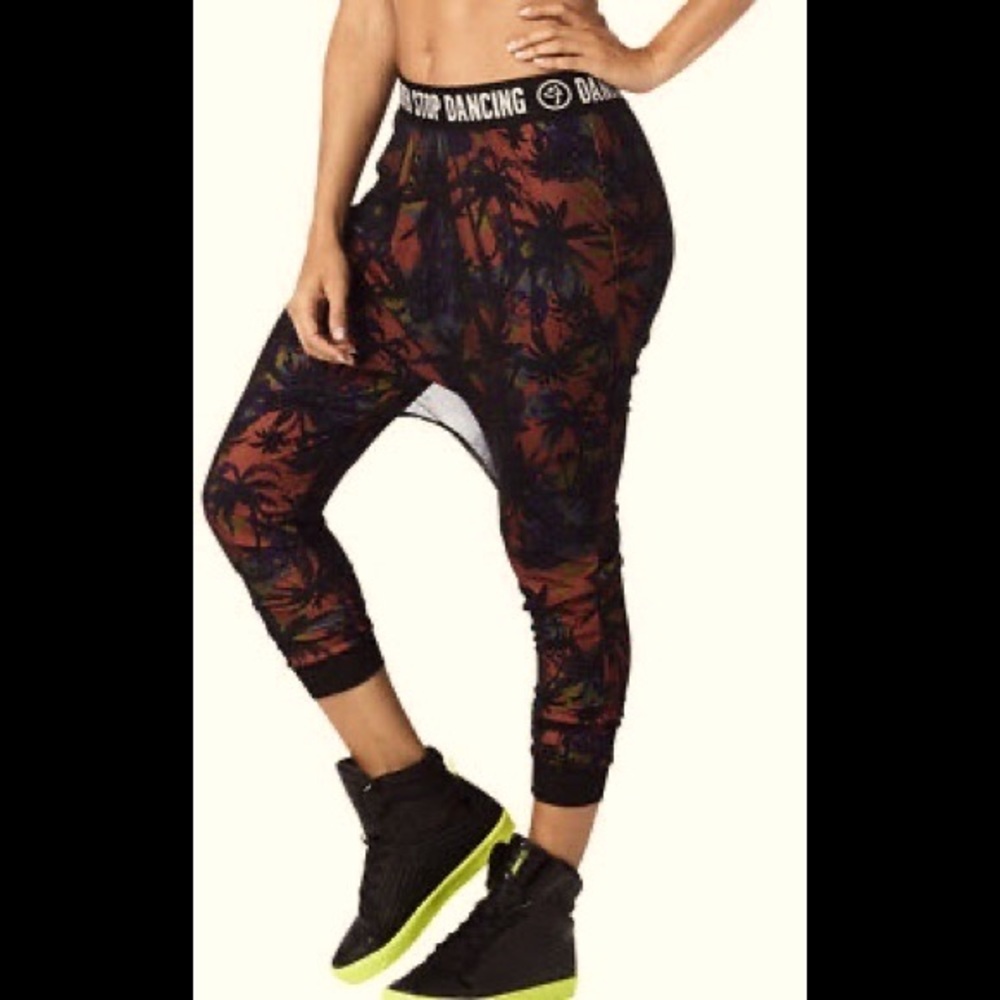 Zumba Bonfire Mesh Harem Pants